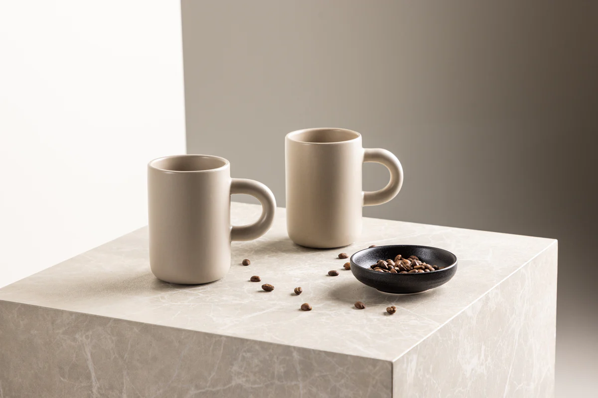 Active Kaffekoppar 7 4-Pack Beige - Image 3