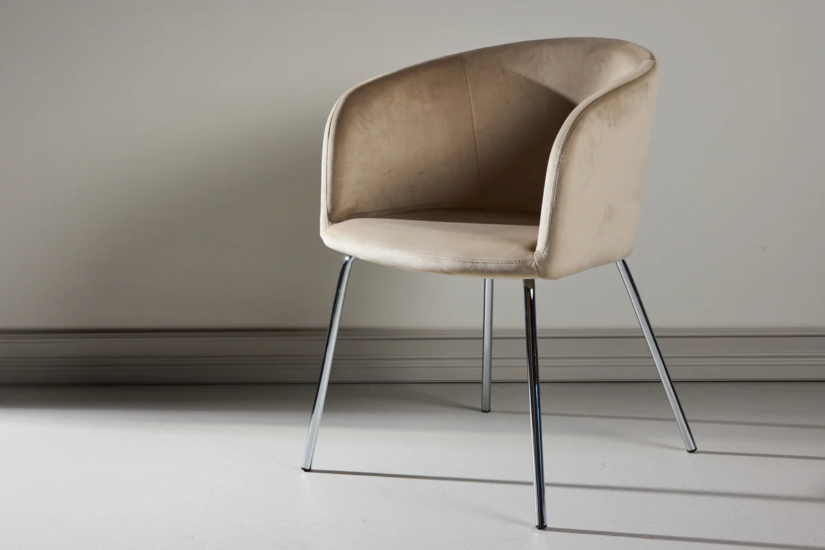 Berit Matstolar Beige - Image 9