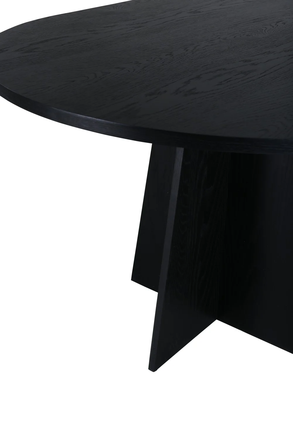 Bootcut Ovala Matbord 230 X 115 Svart - Image 12