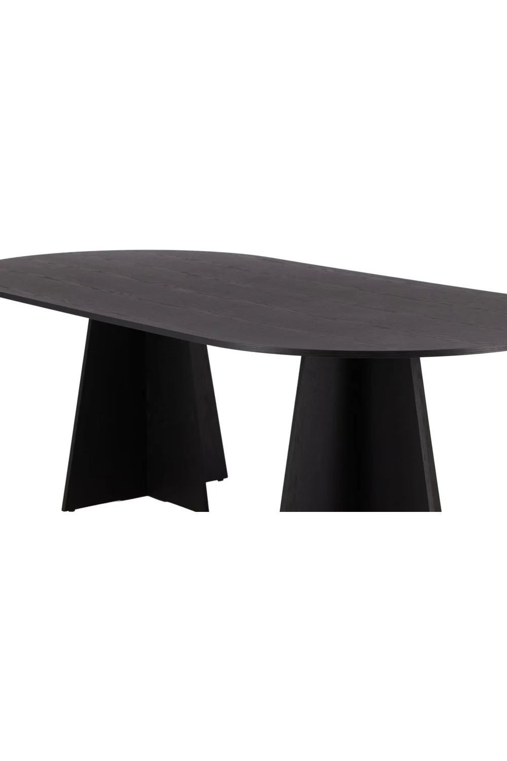 Bootcut Ovala Matbord 230 X 115 Svart - Image 6