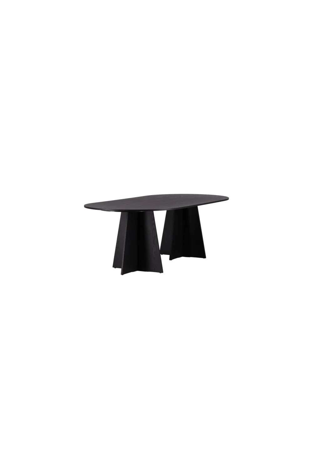 Bootcut Ovala Matbord 230 X 115 Svart - Image 8