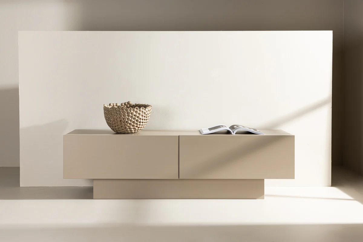 Cuenca TV-bänk Beige 47 x 160 x 45 - Image 12