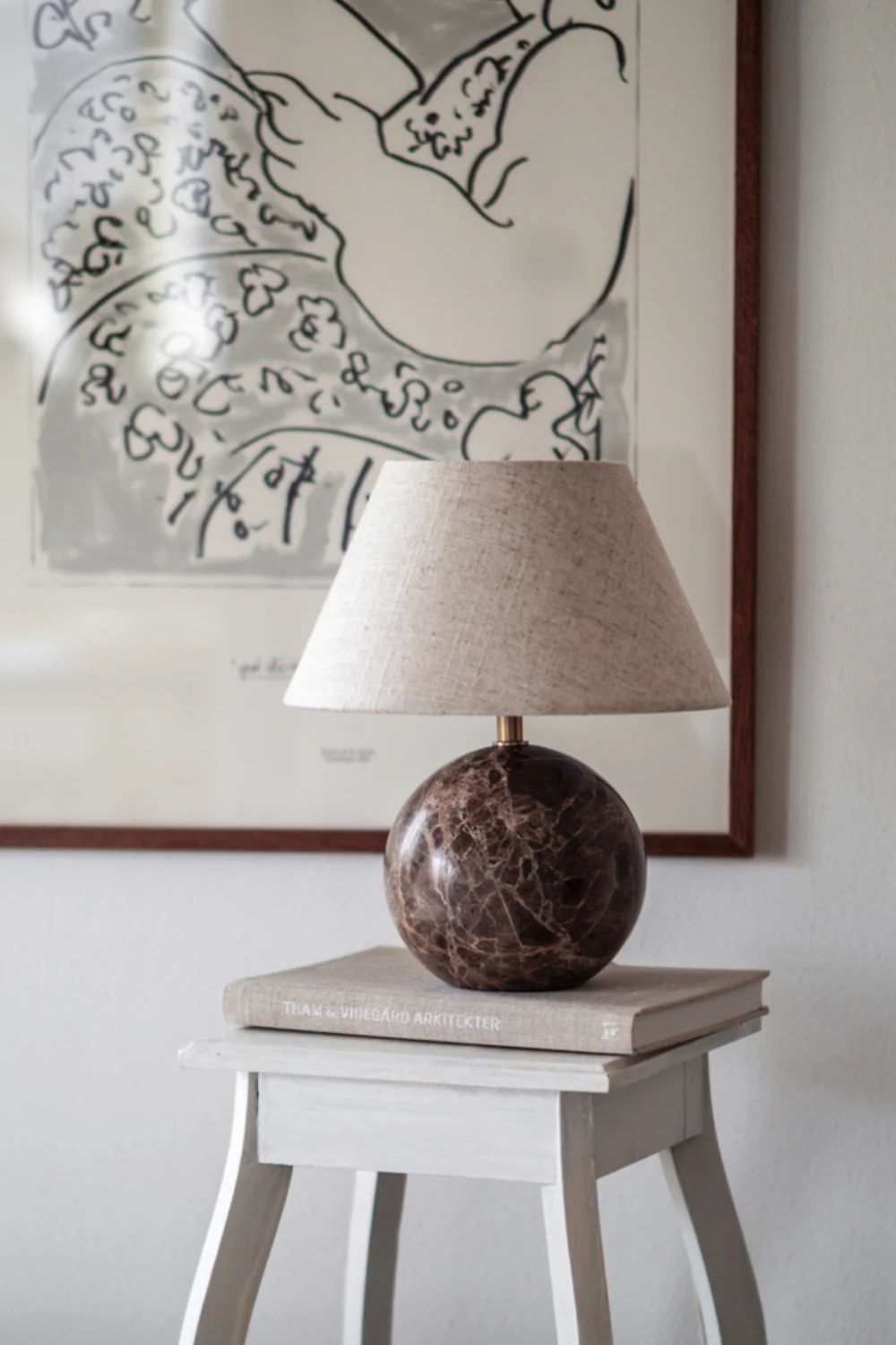 Castello Bordslampa Brown 24cm - Image 4