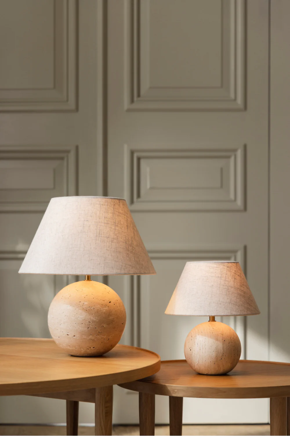 Castello Bordslampa Travertin 35cm