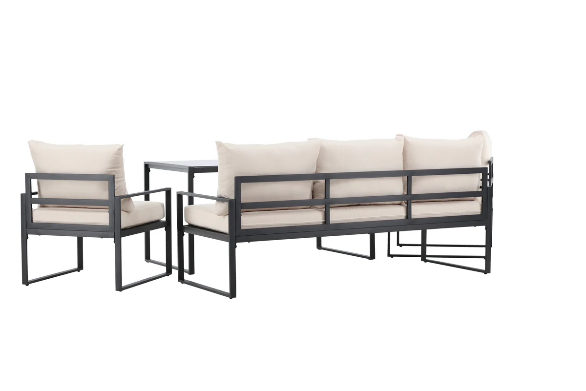 Catania Soffgrupp Svart Beige - Image 7