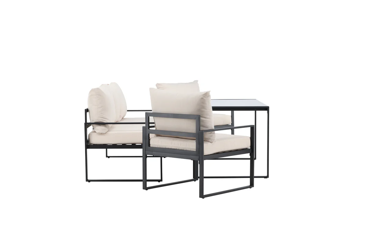 Catania Soffgrupp Svart Beige - Image 8