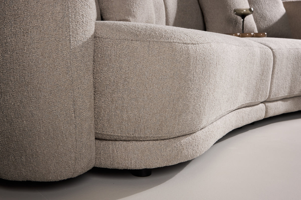 Cielo Soffa 3-Sits Beige - Image 9
