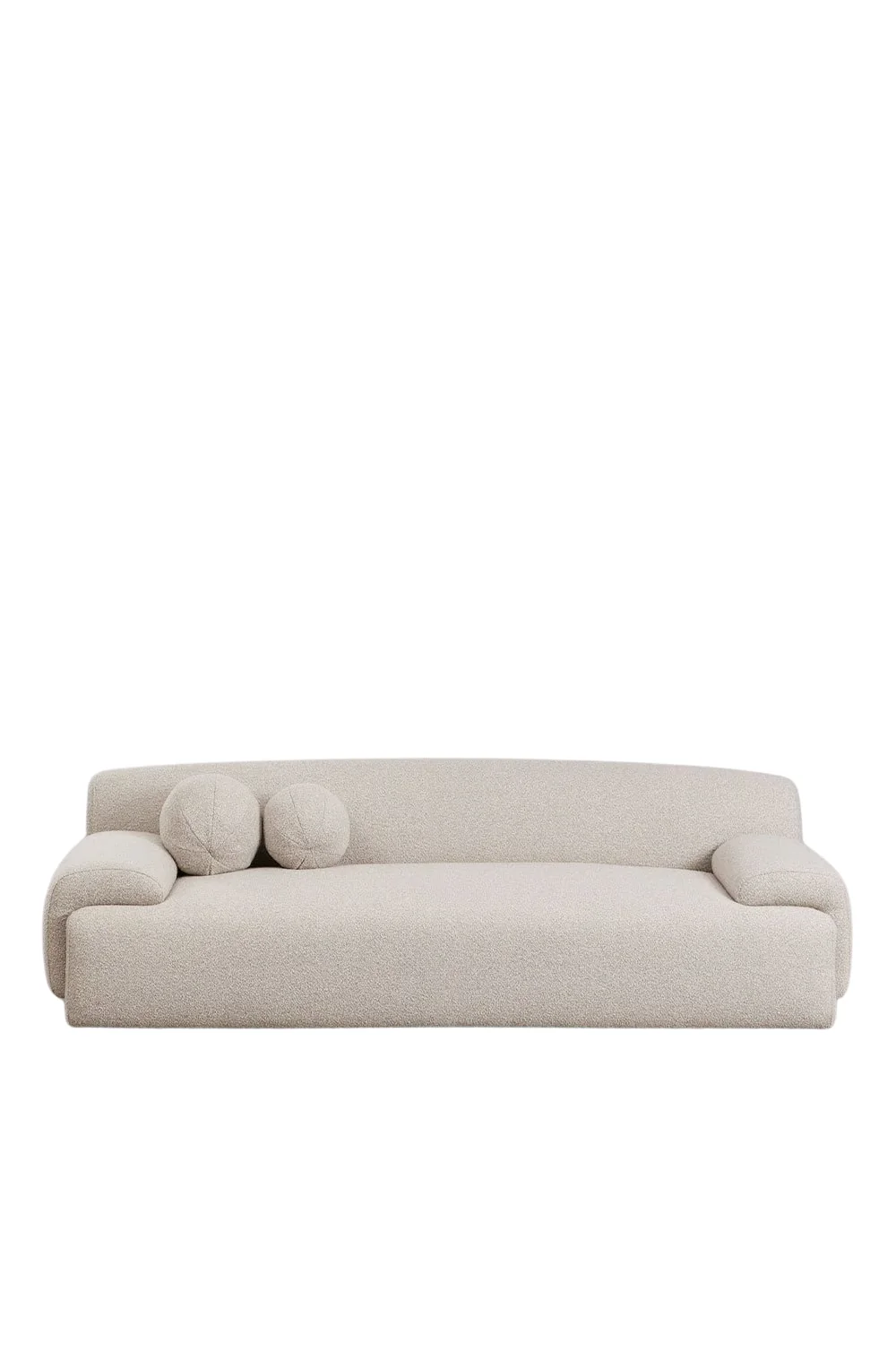 Copenhagen 3-sits soffa Beige Bouclé - Image 2