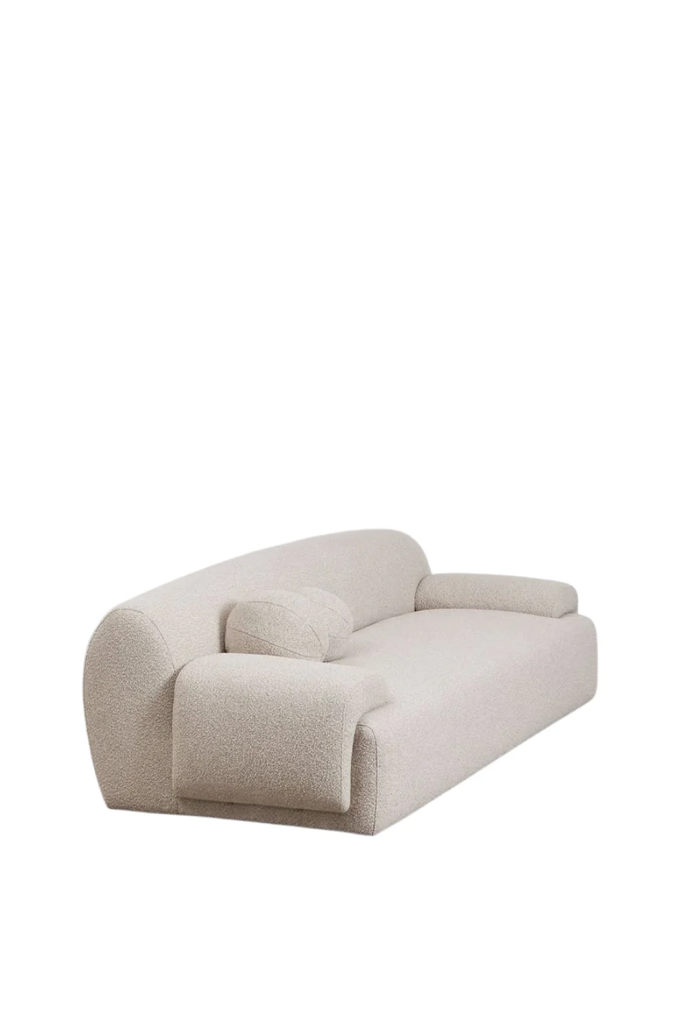 Copenhagen 3-sits soffa Beige Bouclé - Image 4