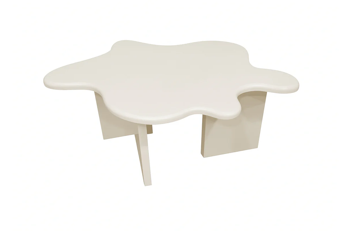 Flower Soffbord Beige 116 x 76cm - Image 3