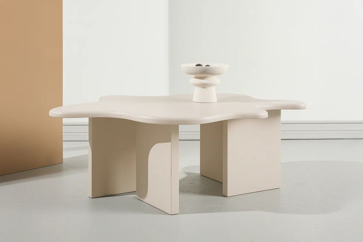 Flower Soffbord Beige 116 x 76cm - Image 8