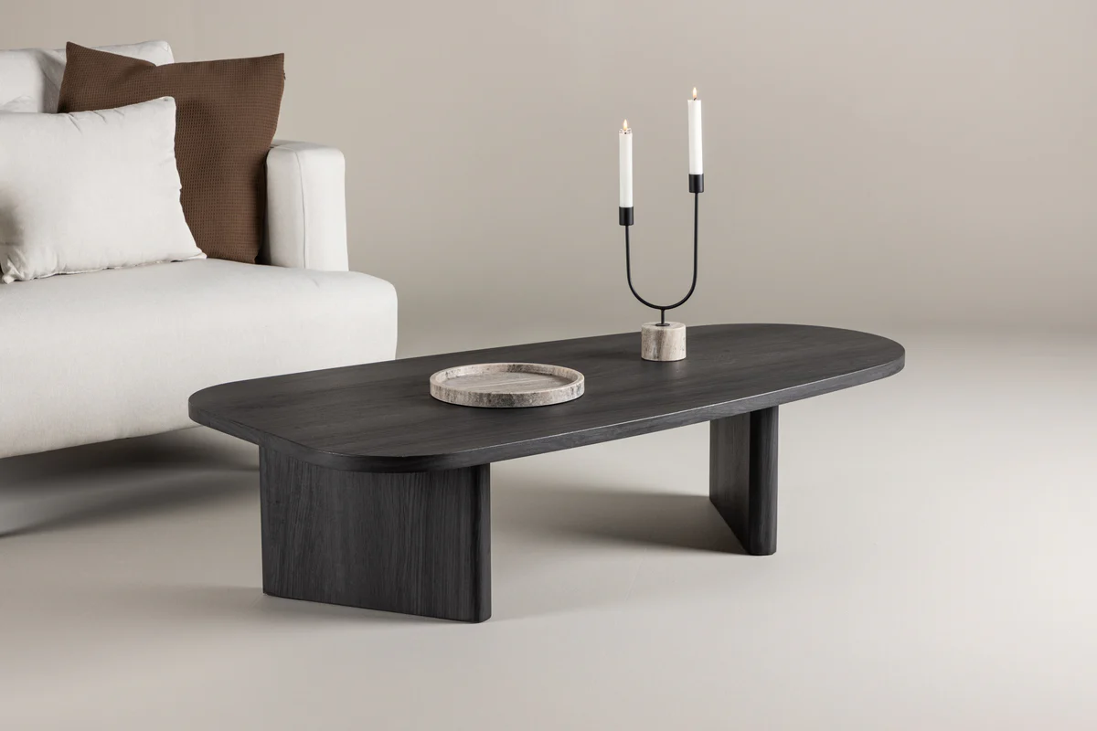 Grönvik Soffbord Svart 130 x 65cm - Image 9