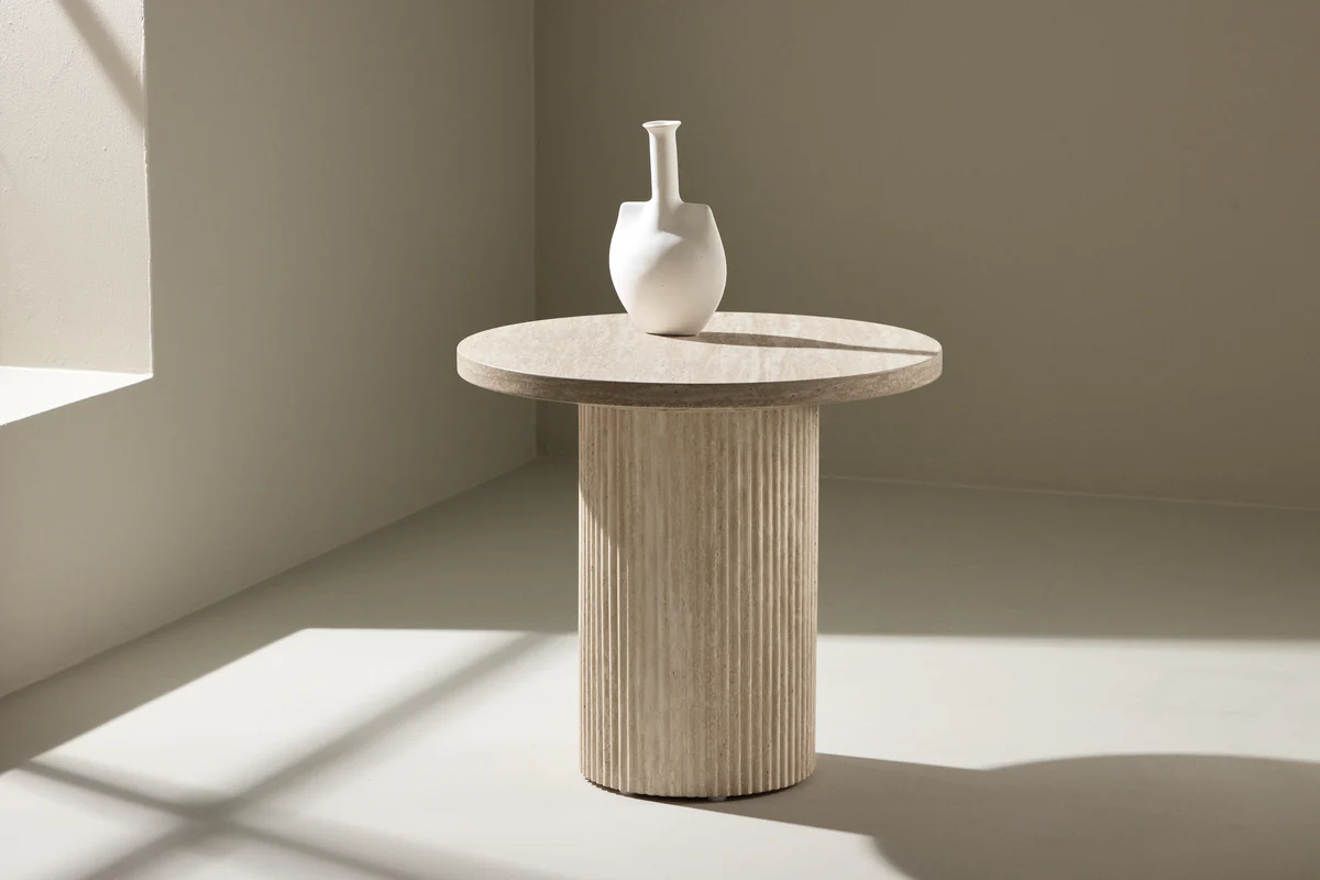 Härön Soffbord Ø50 Beige - Image 3
