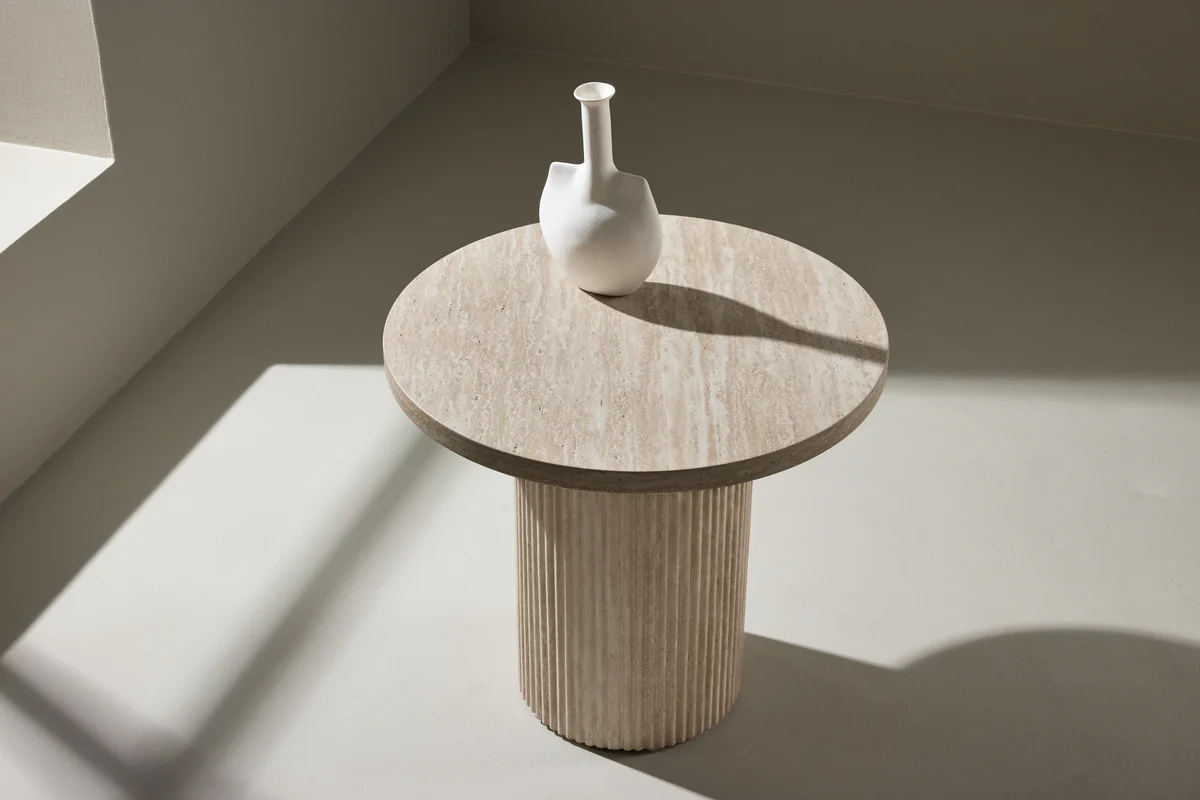 Härön Soffbord Ø50 Beige - Image 4