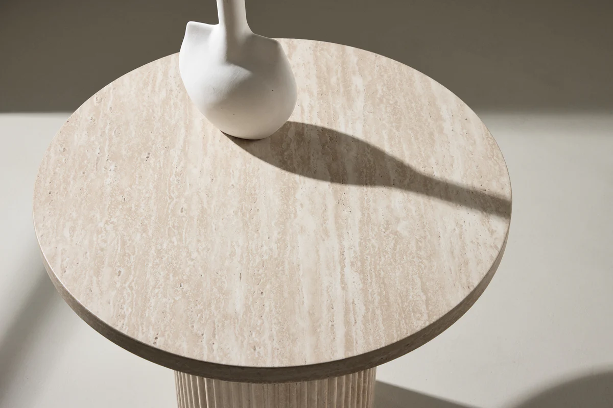 Härön Soffbord Ø50 Beige - Image 5