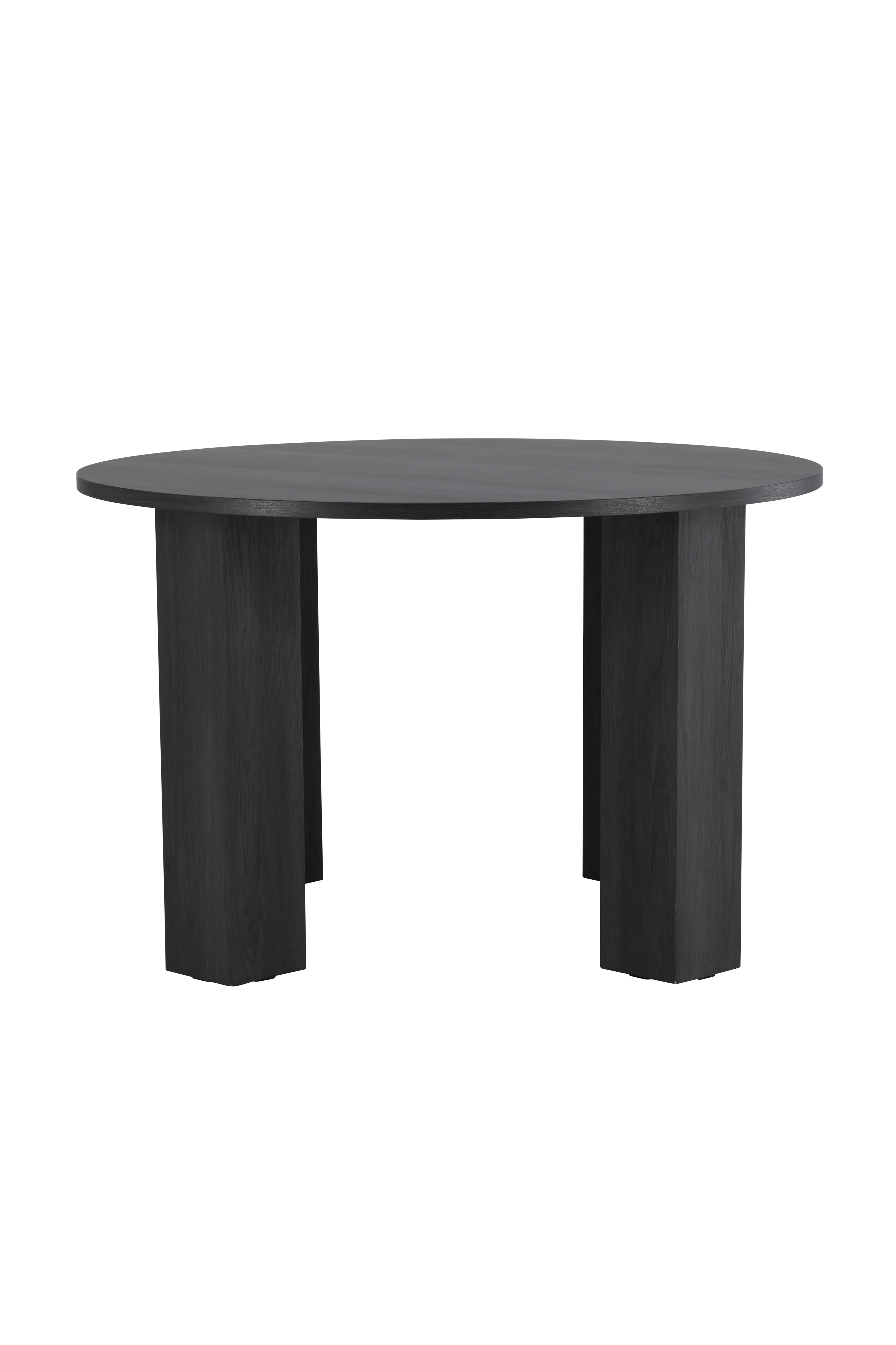 Juno Matbord Ф120x75 cm - MDF med Svart 3D Papper - Image 3