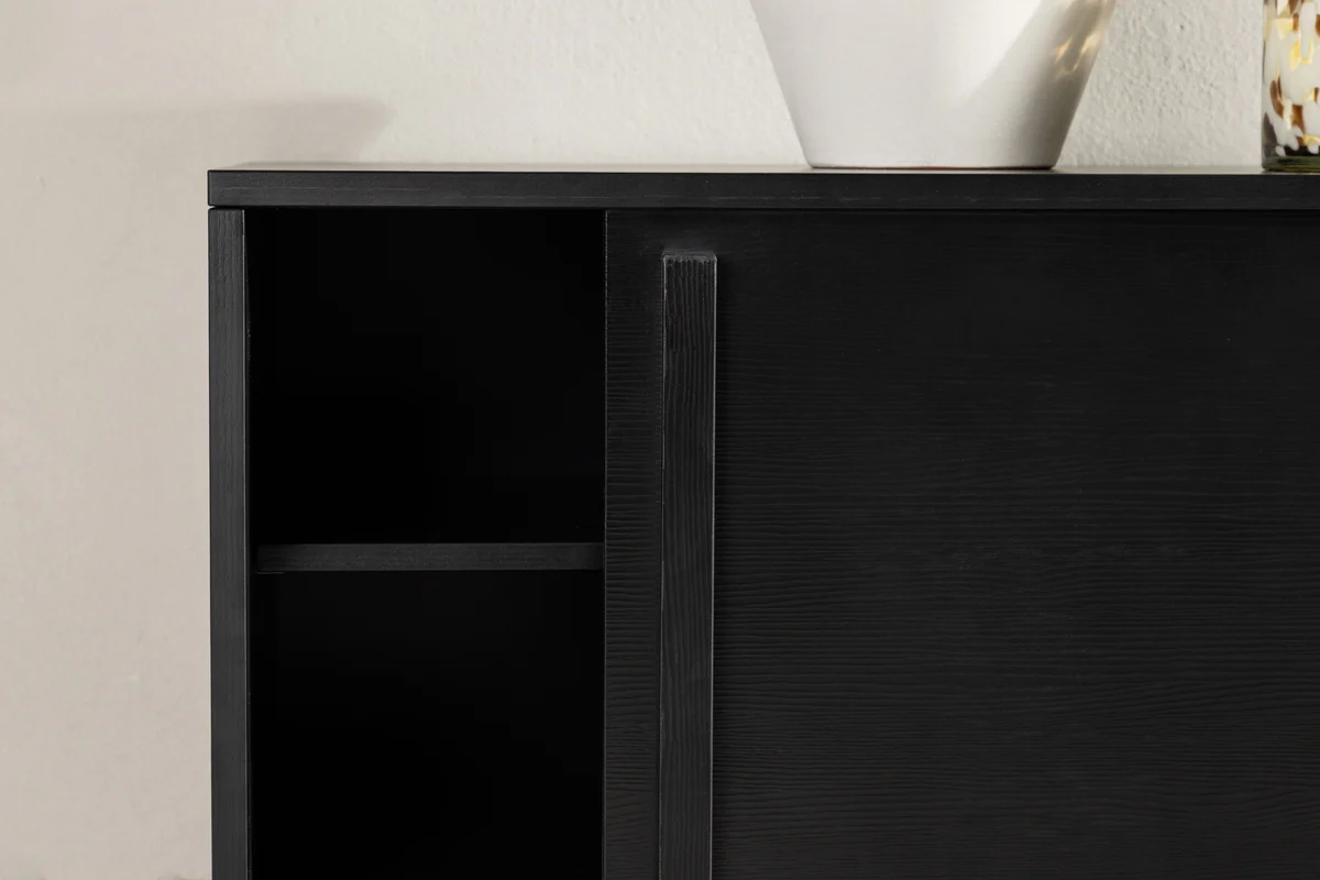 Lugo TV-bänk Svart 40 x 180 x 45 - Image 12