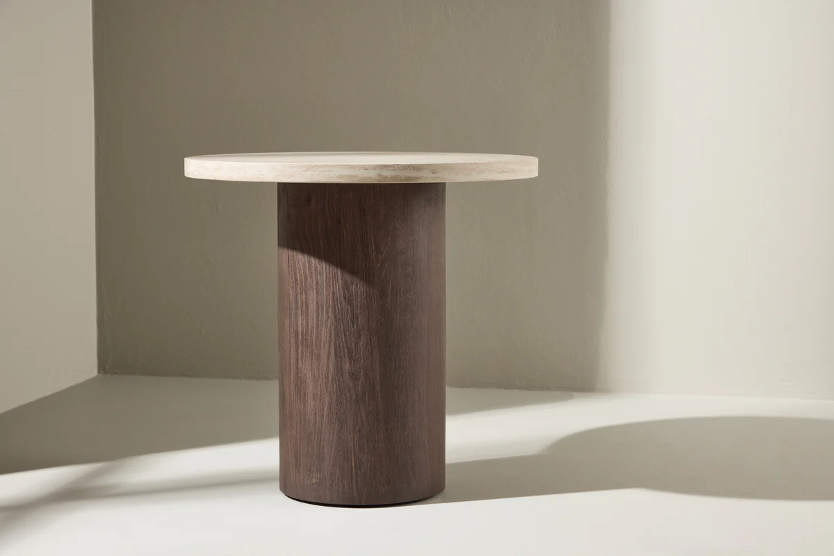 Megg Soffbord Ø50 Beige - Image 4
