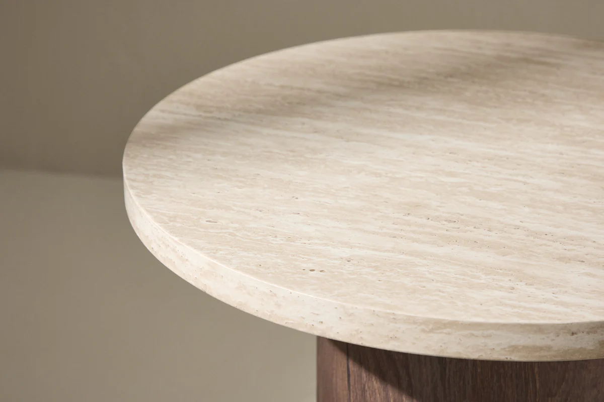 Megg Soffbord Ø50 Beige - Image 6