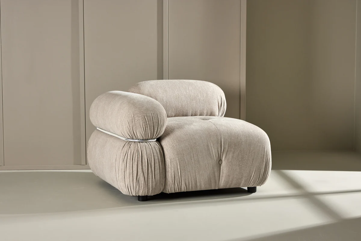 Mika Soffmoduler Beige Höger armstöd - Image 5