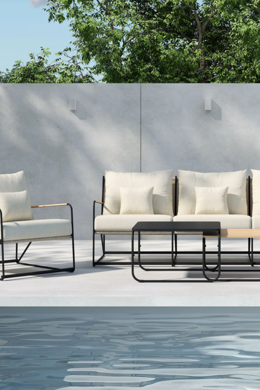 Palazzo Soffgrupp Svart Beige - Image 12