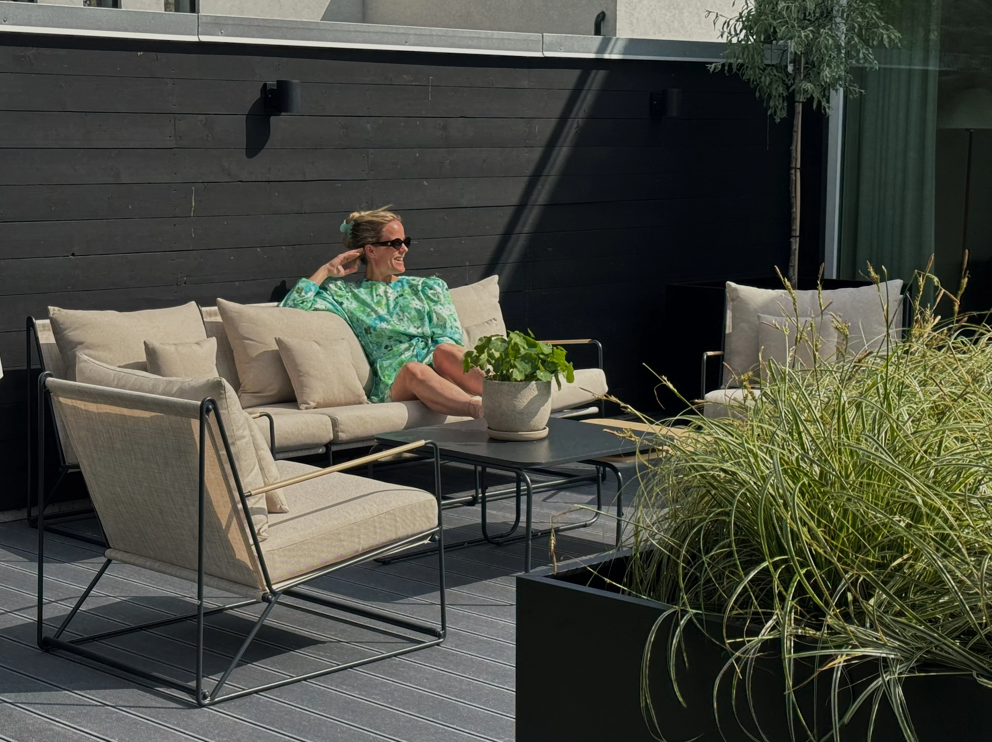 Palazzo Soffgrupp Svart Beige - Image 5