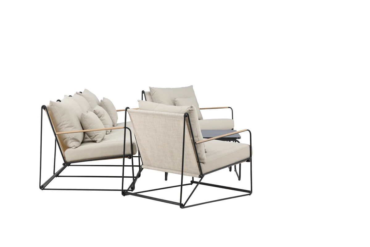 Palazzo Soffgrupp Svart Beige - Image 8