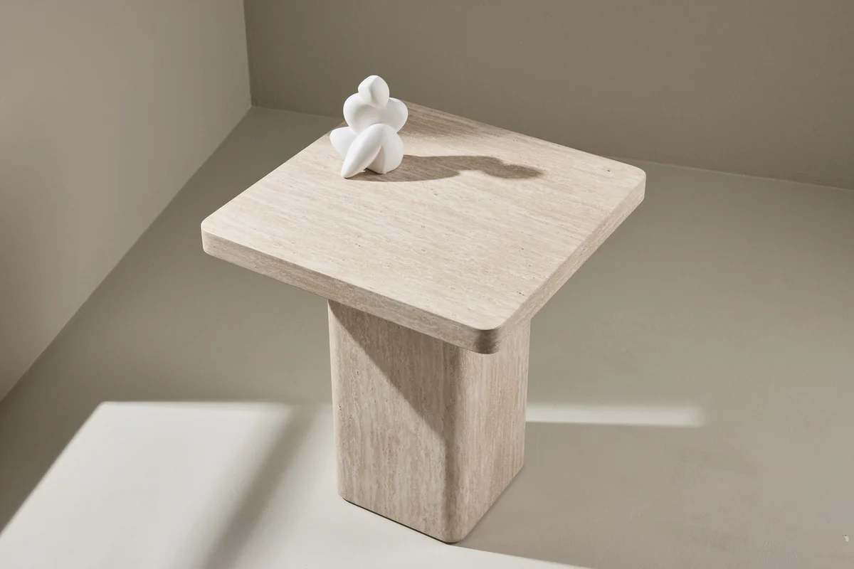 Qvart Soffbord 50 X 50 Beige - Image 4