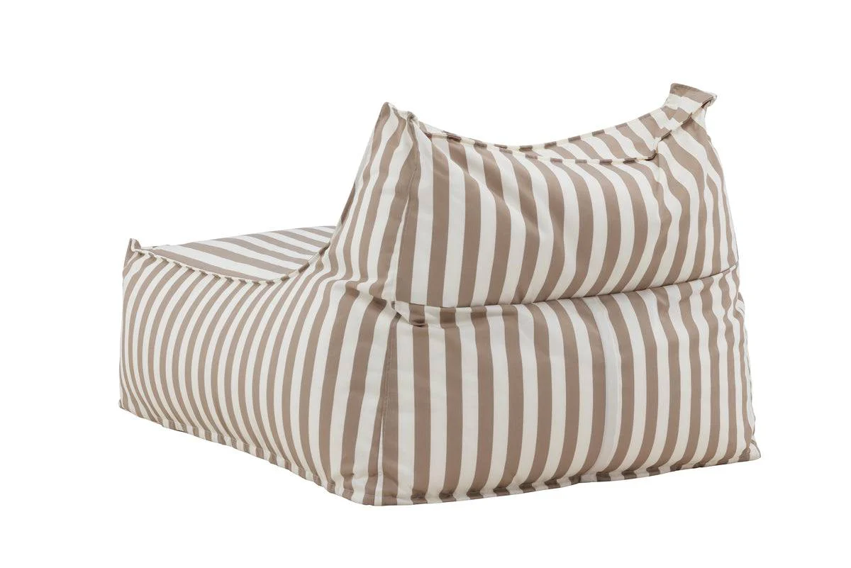 Redang Loungefåtölj Vit/Beige Randig - Image 9