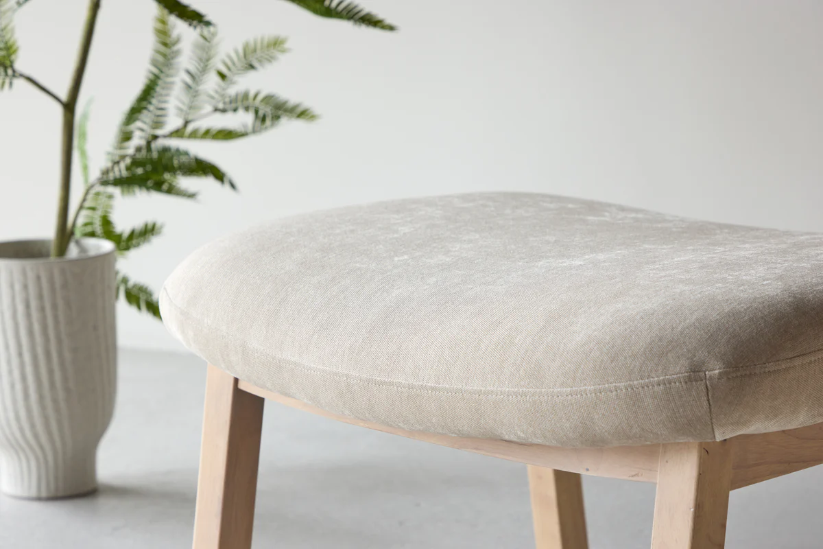 Rile Ottoman 60 X 70 X 42 Beige - Image 7