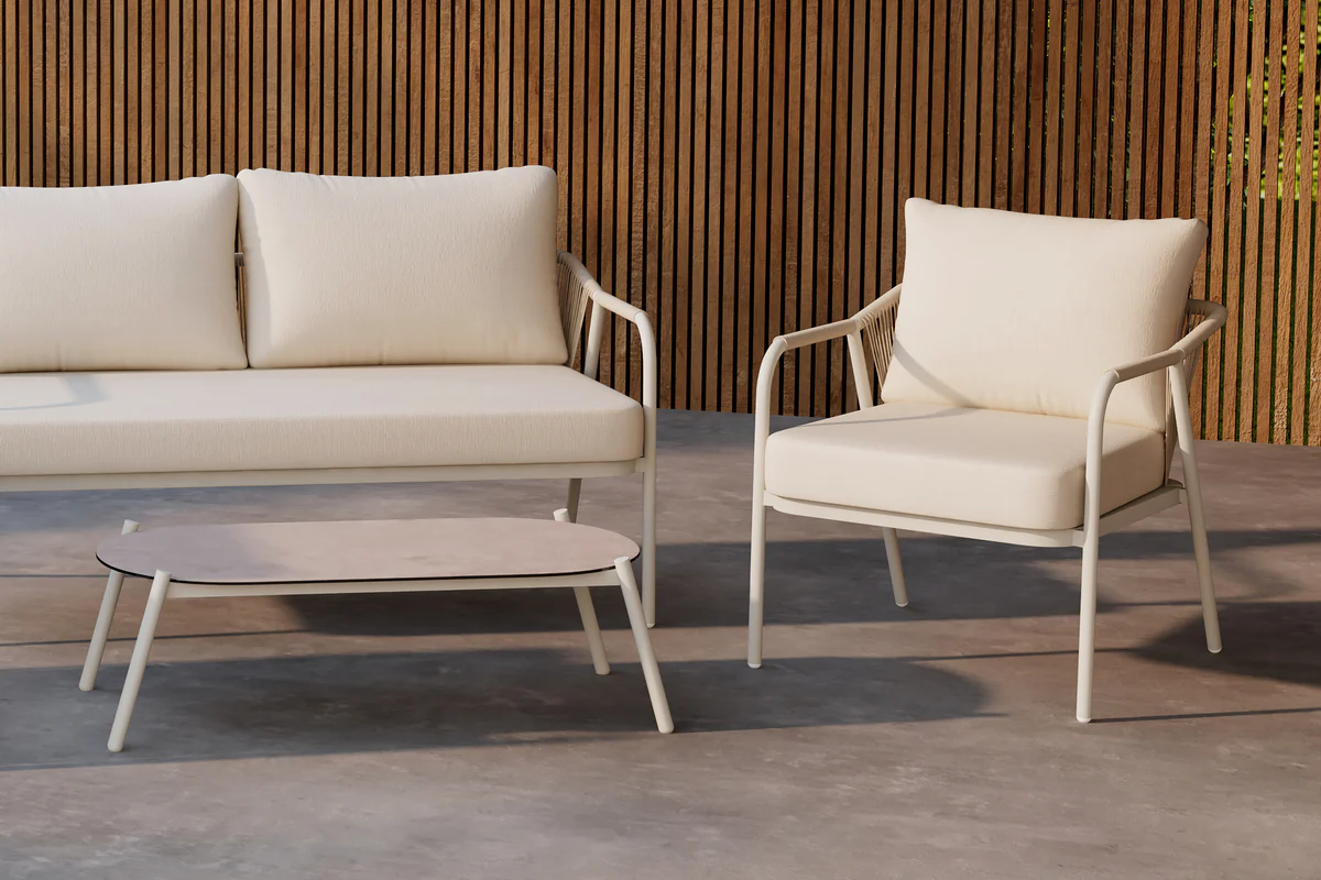 Sicily Lounge Set Beige - Image 10