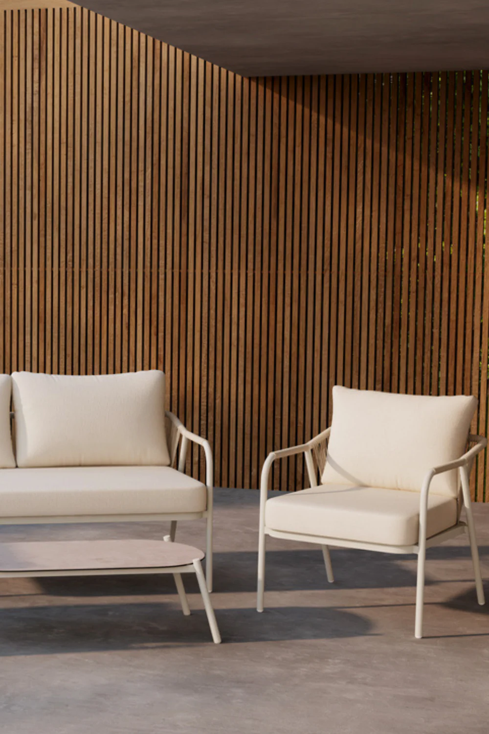 Sicily Lounge Set Beige - Image 3