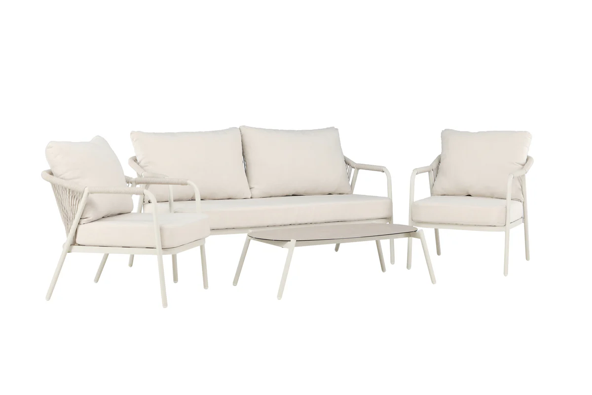Sicily Lounge Set Beige - Image 5