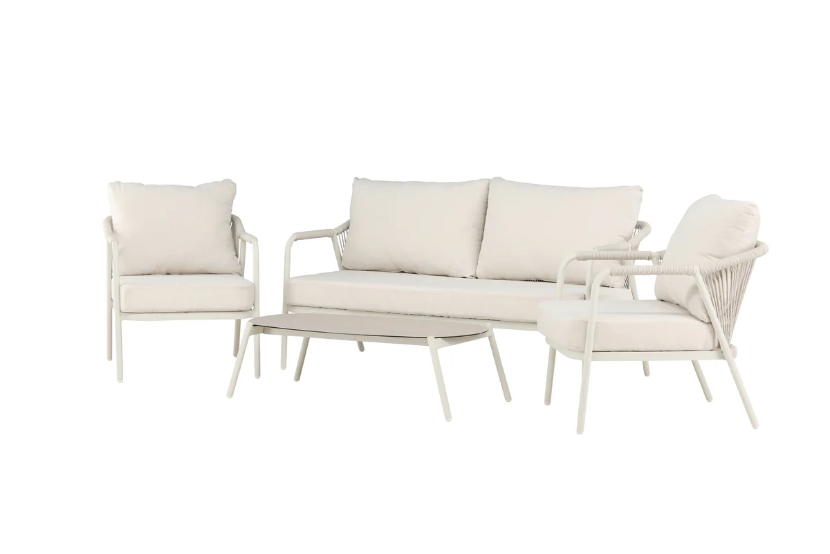 Sicily Lounge Set Beige - Image 6
