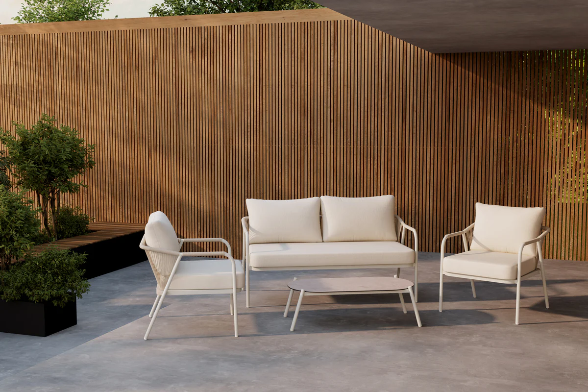 Sicily Lounge Set Beige - Image 9