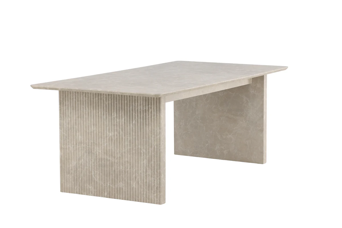 Vail Rektangulära Matbord Beige 200x100 - Image 6