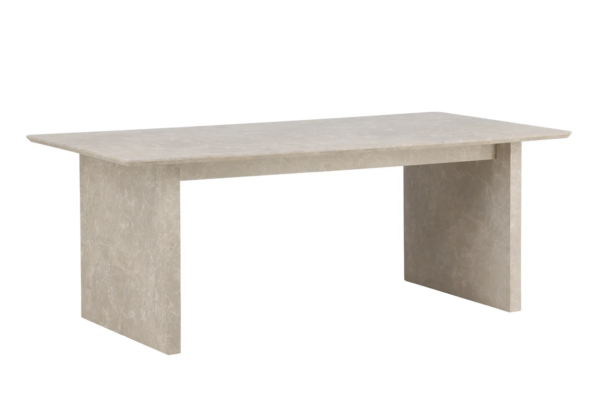 Vail Rektangulära Matbord Beige 200x100 - Image 7