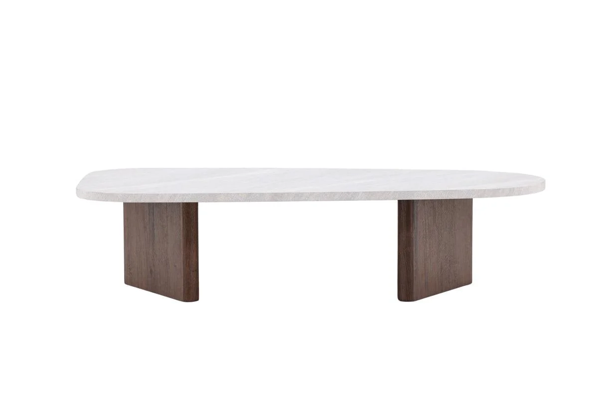Grönvik Soffbord Ljusgrå 130x65cm - Image 4