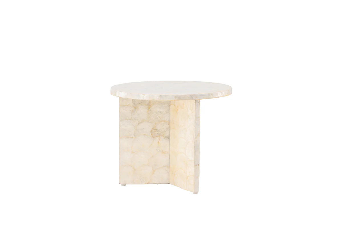 Smögen Soffbord Ø40,5 Beige - Image 4