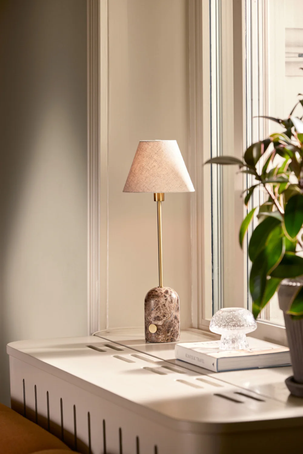 Gino Bordslampa Brun Marmor - Image 2