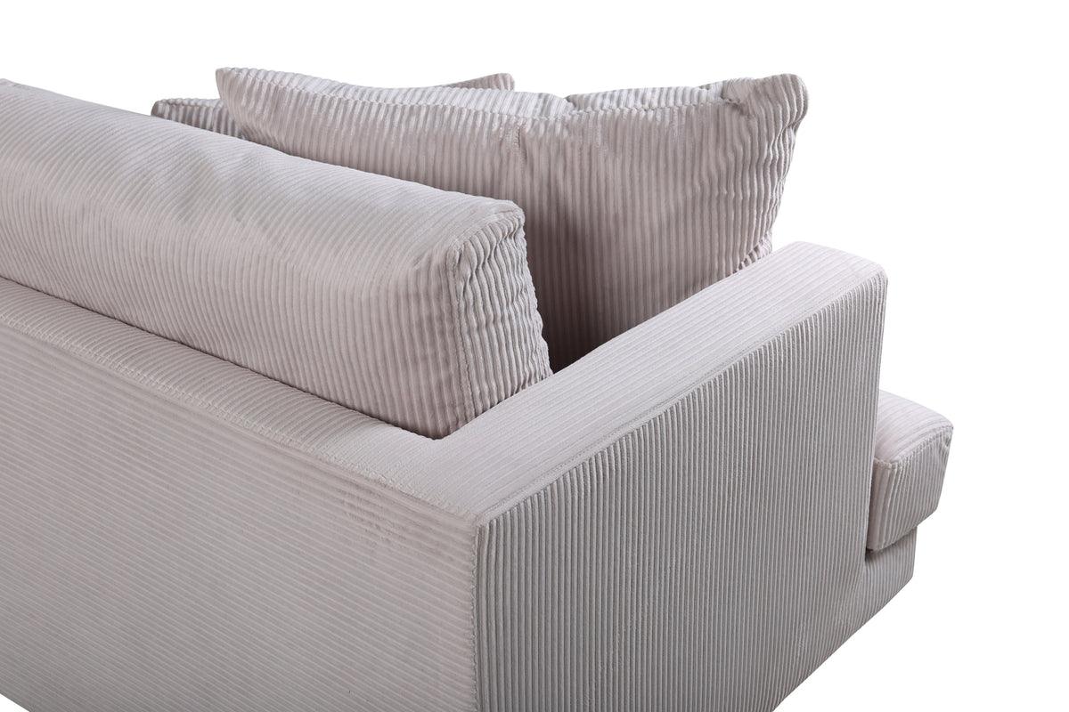 Sofia 3-Sits Soffa Beige Manchester - Image 9