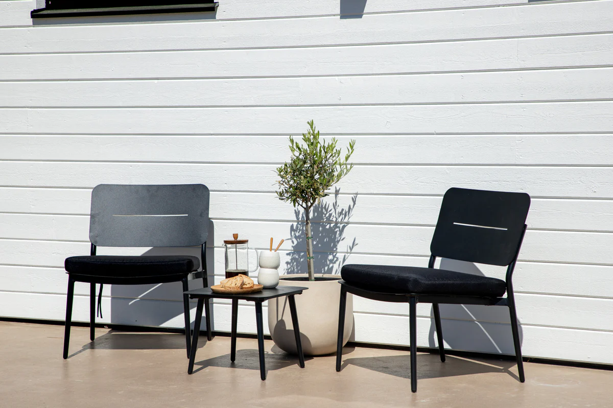 Lina Loungefåtöljer 2-Pack Svart - Image 7
