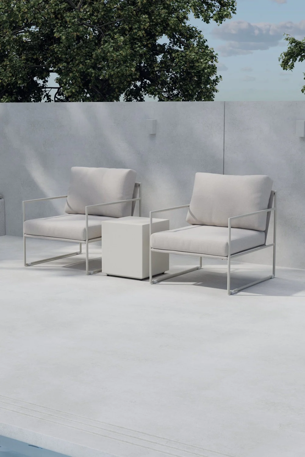 Lissabon Lounge Set Beige - Image 4