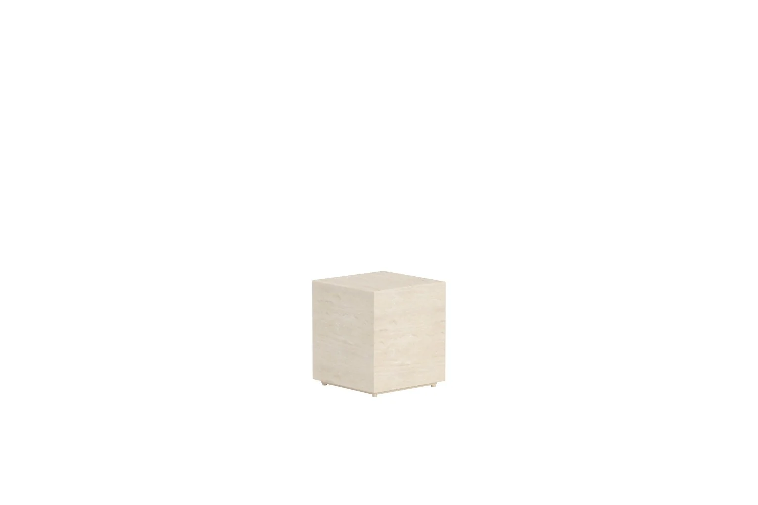 Lissabon Sidobord 40 X 40 X 45 Beige - Image 5
