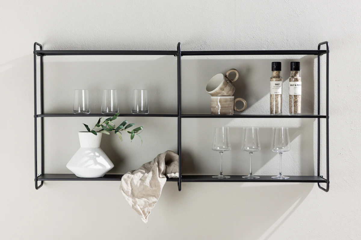 Lyon Hylla 63x122 Svart - Image 3