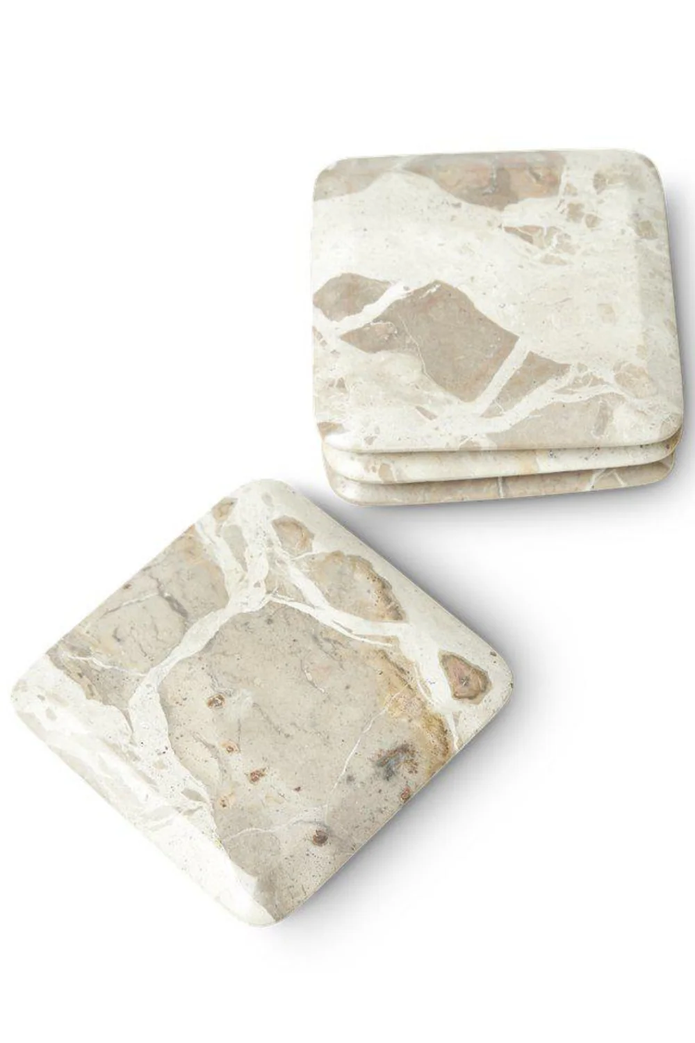 Marble Coaster 4-pack Underlägg 10x0.5x10 cm - Image 2