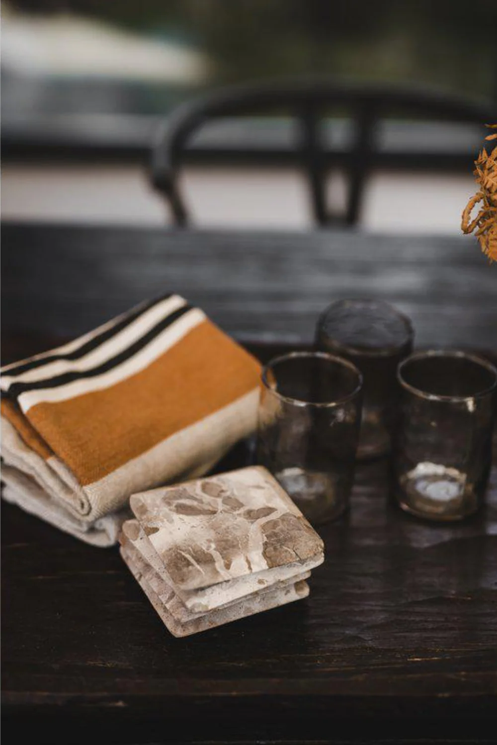 Marble Coaster 4-pack Underlägg 10x0.5x10 cm - Image 4