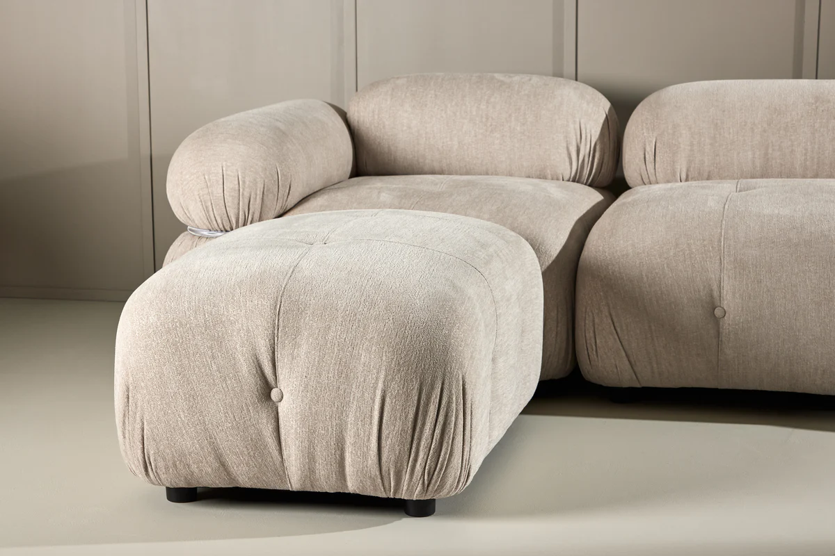 Mika 3-sits Soffa Beige med Divan - Image 11