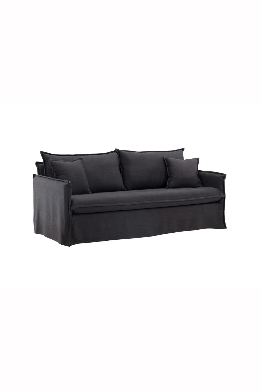 Nova 3-Sits Soffa Svart - Image 3