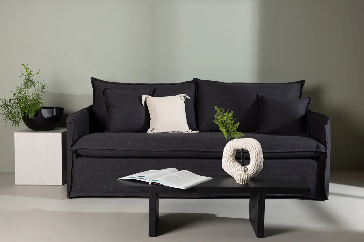 Nova 3-Sits Soffa Svart - Image 4